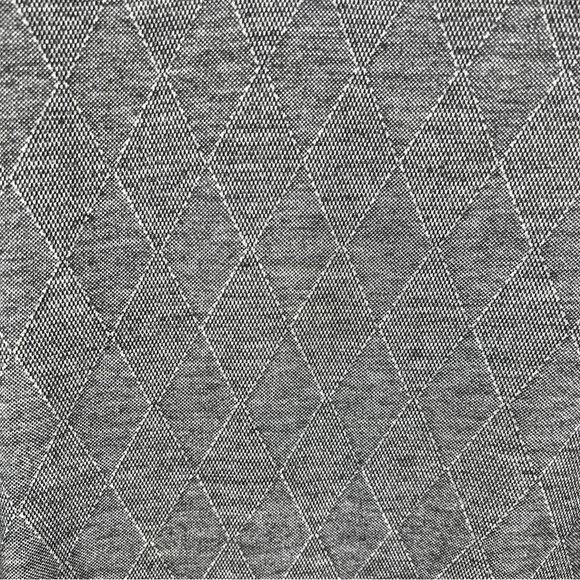 VINTAGE LARGE GEORGE GREY ARGYLE LONG SLEEVE POLO ACADEMIA STRETCH - Picture 4 of 11